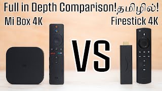 சிறந்த Smart Box எது? - Mi Box 4K Vs Amazon Firestick 4K Full in-depth Comparison in Tamil!