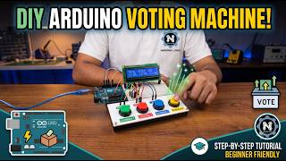 Arduino-Based Electronic Voting Machine (EVM) System | DIY Voting Machine Project | Arduino Tutorial