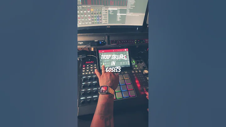 How to | Trap drums in 60 seconds #mpcx #mpclive #beatmaking #beatmakingtutorial #mpcbeats