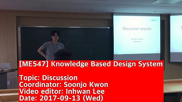 170913 Knowledge Based Design System : Discussion