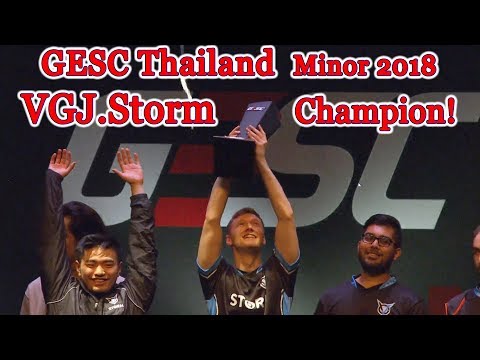 VGJ.Storm champion ? GESC Thailand champions Grand Final vs Keen Gaming Winning moment #CyberWins