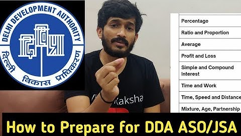 How to prepare for DDA ASO/JSA/PATWARI|DDA Vacancy 2023 |How To Prepare For DDA 2023 | #dda #ddaaso