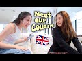 Speaking in a BRITISH ACCENT with our COUSIN FROM THE UK!!