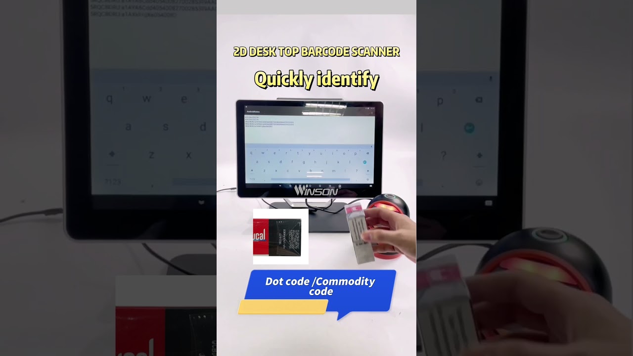 Dot code and Data Matrix code in cigaret