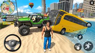Go to Town 6 - Transport Bus & Monster Truck Driving in Open World Game - Android Gameplay screenshot 5