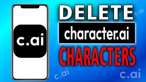 How To Delete Characters in Character ai (so simple) full guide