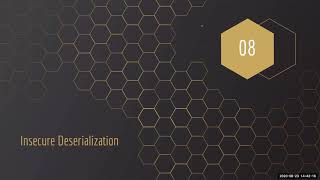 Famous Cybersecurity for Web Developers - OWASP Top 10: #8 Insecure Deserialization Wealth