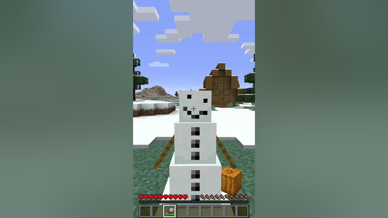 You can SHEAR Snow Golems YouTube