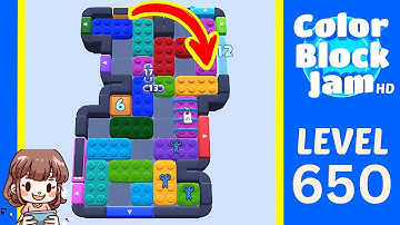 Color Block Jam Level 650 Solution Walkthrough