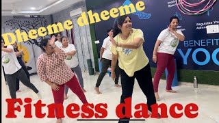 Dheeme dheeme | Fitness dance | Pati patni aur wo | Kartik Aryan #dance #bollywoodzumba