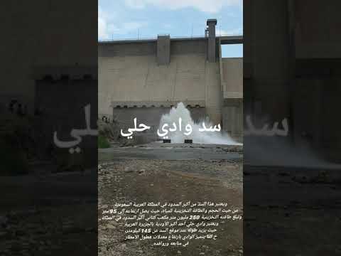 سد وادي حلي ثاني اكبر سد بالمملكه