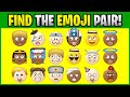 FIND THE EMOJI PAIR! P00007 Find the Difference Spot the Difference Emoji Puzzles PLP