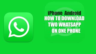 How to install two whatsapp on iPhone Android without Jailbreak iPhone 11 Pro Free IPhone Tutorials