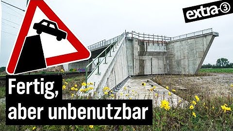 Realer Irrsinn: Brücke ohne Zugang in Brandenburg  | extra 3 | NDR