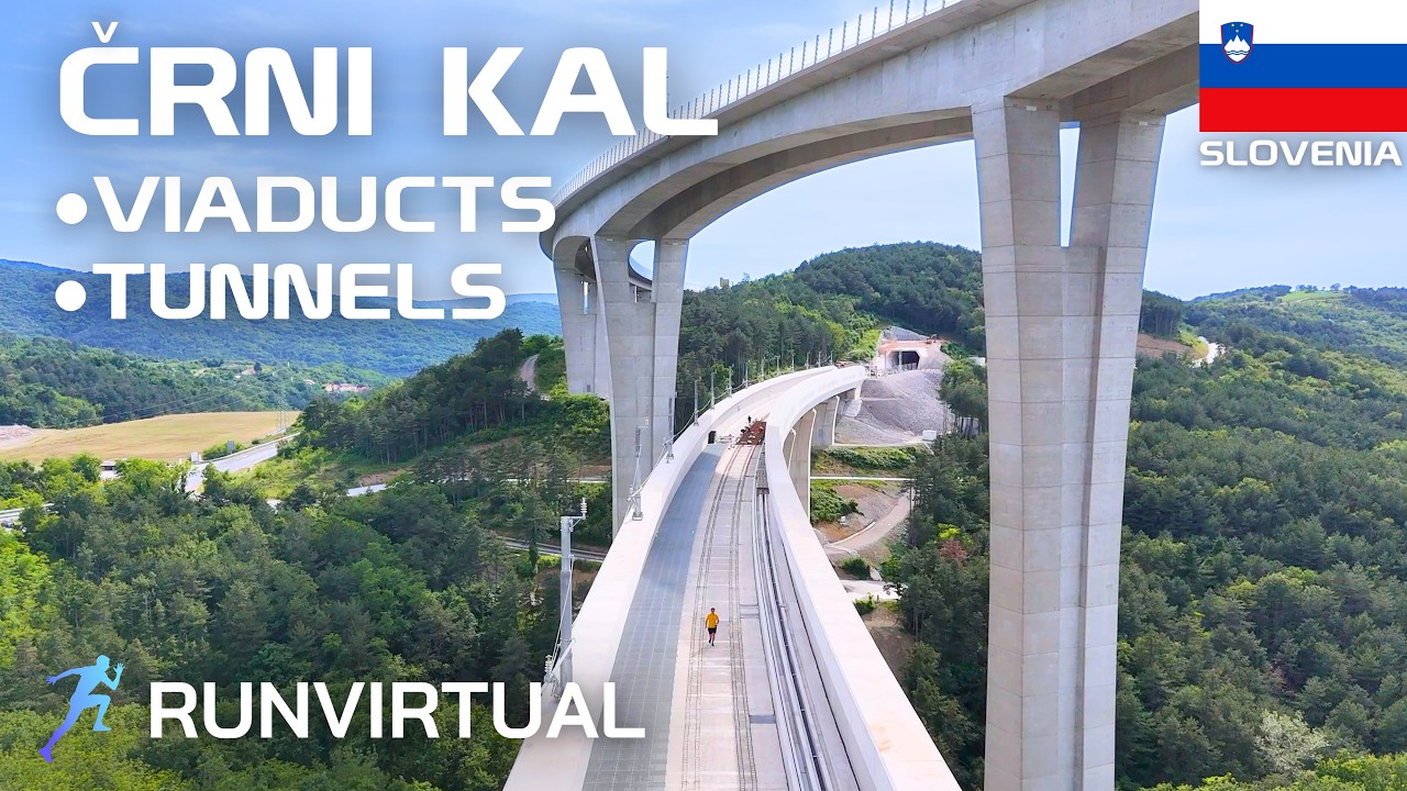 Running in Slovenia: Črni Kal 2TDK Railway Construction Site