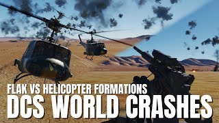 Ridiculous Helicopter Formations VS Heavy Flak & More! V37 | DCS World 2.7 Modern Flight Sim Crashes screenshot 5