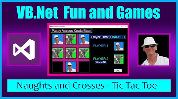 VB.Net Naughts and Crosses Tic Tac Toe Game VB.Net Beginners Tutorial