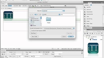 Dreamweaver - Regular Spry Menu Bar, Inserting Tables, Header (Part 2)