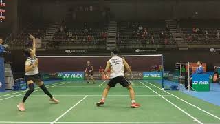 Chan Peng Soon/ Goh Liu Ying (MAS) vs Yeung Ming Nok/ Yeung Nga Ting (HKG)  Australian Open 2019 screenshot 4