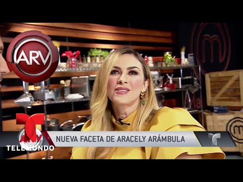 Aracely Arámbula demostró sus dotes como chef | Al Rojo Vivo | Telemundo