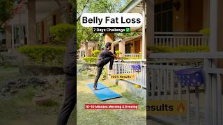 Belly Fat loss At Home #shorts #exercise #yoga #bellyfatloss #weightloss #cardio #abs #trending
