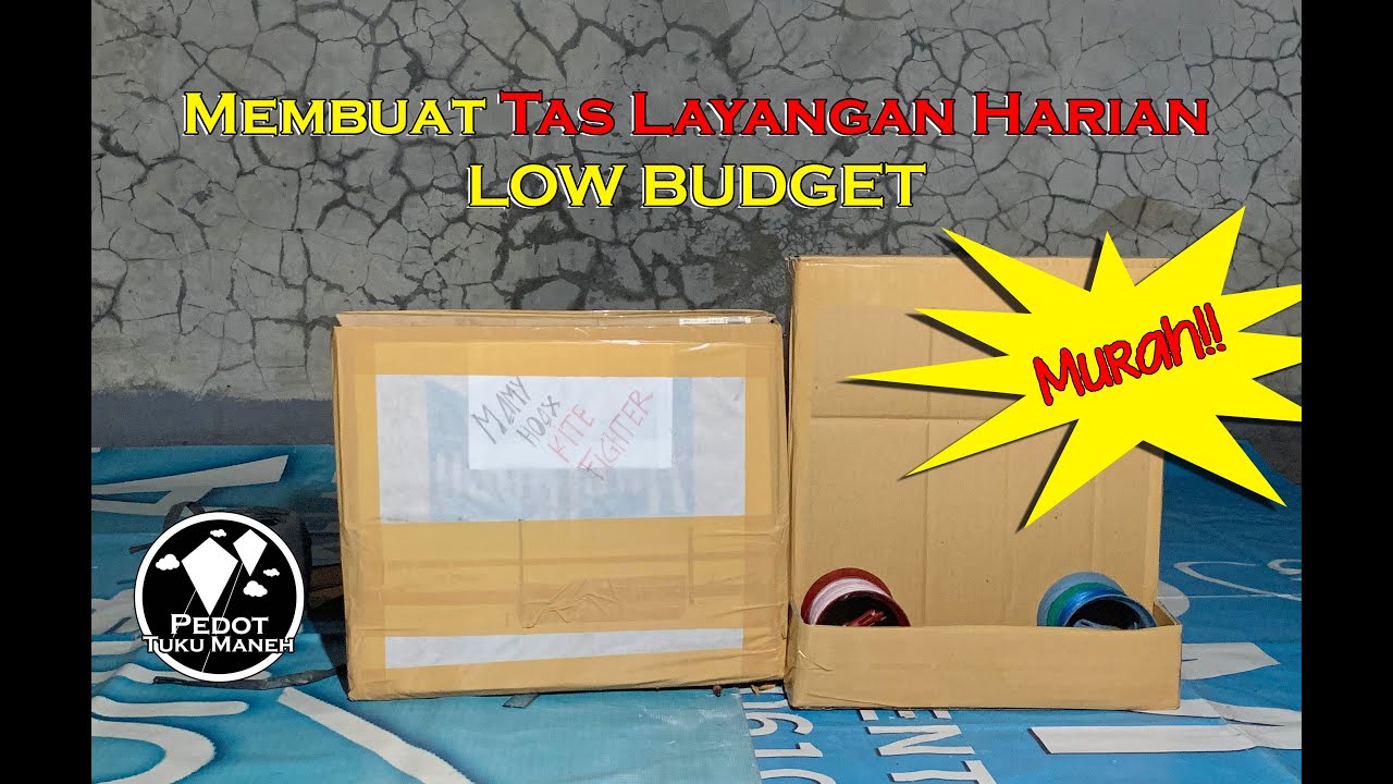 Membuat tas layangan  harian LOW BUDGET  II tas layangan  