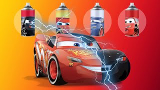 CORRECTLY GUESS THE COLOR OFF THE CARS DARK DEVIL, DRAGON ( MEGAMIX) -LIGHTNING MCQUEEN ⚡⚡