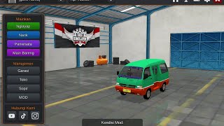 Tutorial on how to install the Angkot mod on the Indonesian Bussid Simulator screenshot 3