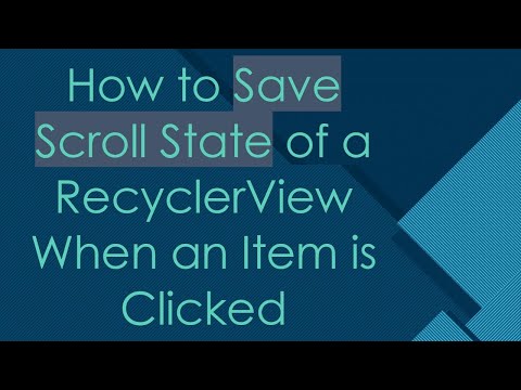How to Save