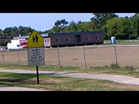 W J Murphy Elementary School  with trailers