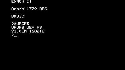 UPCFS BeebEm Demo.avi