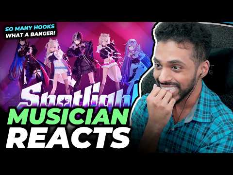 Musician Reacts to hololive English -Advent- - Spotlight | Hololive Music Reaction! #海外の反応