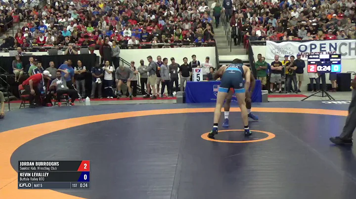 74 Semis - Jordan Burroughs (Sunkist Kids WC) vs. ...