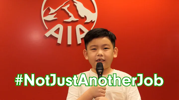 AIA Singapore: 8-year-old learns why being a Financial Services Consultant is #NotJustAnotherJob