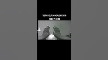 Testing out Passthrough Augmented reality with the Oculus Quest 2    #shorts #oculusquest2