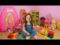 ASEL DURU TÜM OYUNCAKLARINI GÖSTERİYOR❗️KIZ BARBİE OYUNLARI OYUNCAK ODASI VLOG #funny #cute #barbie 