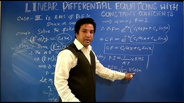 CASE 3 L D E WITH CONSTANT COFFICIENTS CASE3  CONTINUE BY MIR SHABIR