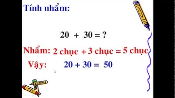 Tuần 24 - Môn toán lớp 1 - Bài cộng các số tròn chục