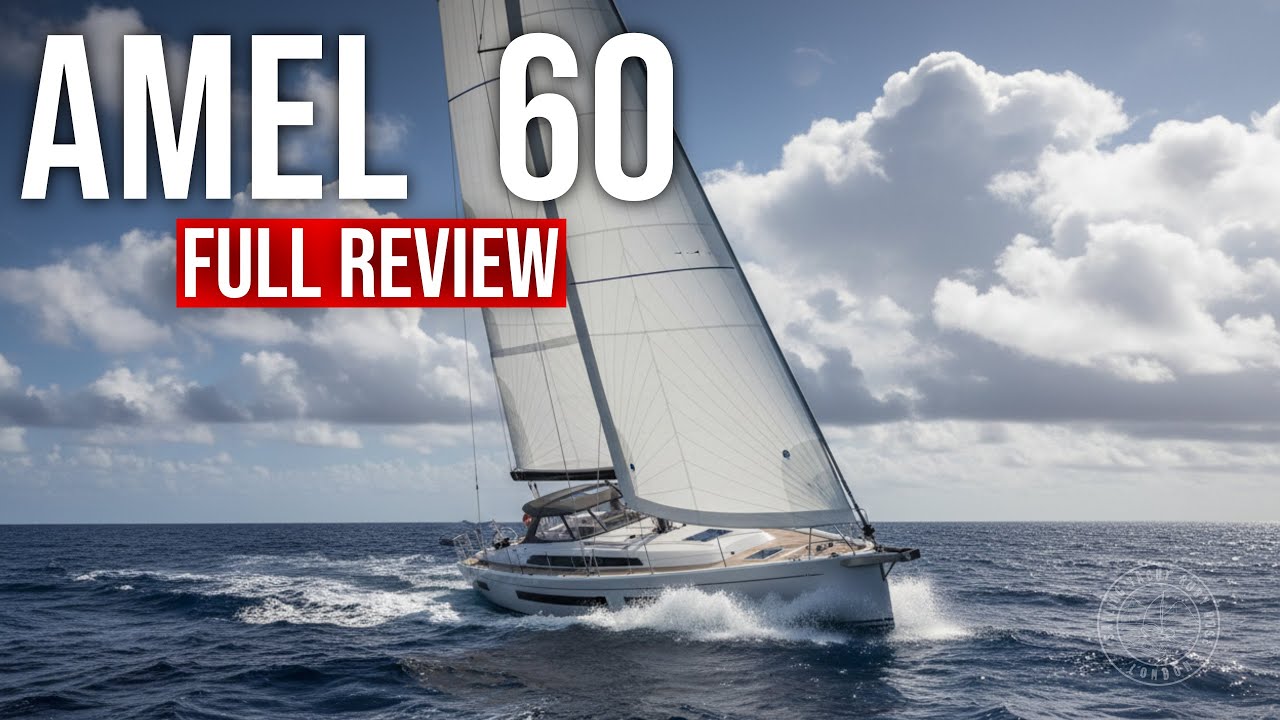 ⁣Amel 60 Review  2025| Ultimate Bluewater Cruiser Sailboat Tour
