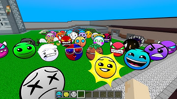 Lobotomy Nextbots V3 Update | Geometry Dash Difficulty Faces | MCPE