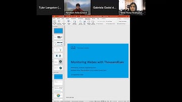 Monitoring Webex with ThousandEyes