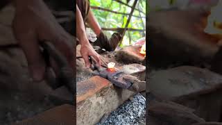 One Hammer Strike Changes Everything 🔥 #blacksmith #shorts #satisfying