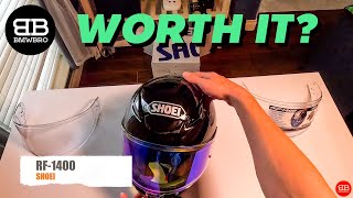 Shoei RF 1400 Helmet Review and Unboxing
