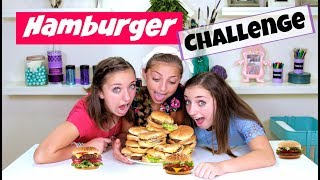 The Hamburger Challenge 🍔  | Brooklyn and Bailey