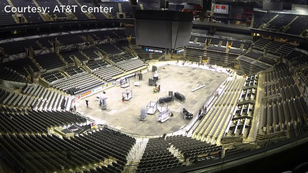 From Rampage to Spurs: Watch full time-lapse video of AT&T Center makeover  