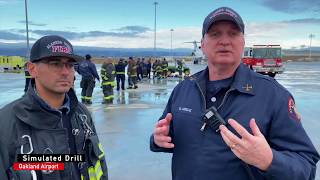 ACFD Hazardous Material Exercise at Oakland Airport.