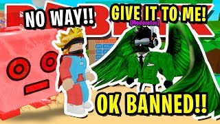 EVIL MODERATOR IN *DISGUISE* JOINS MY GAME AND SCAMS ALL *SECRET* PETS IN ROBLOX BUBBLEGUM SIMULATOR