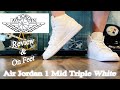 Air Jordan 1 Mid White | Review & On Feet