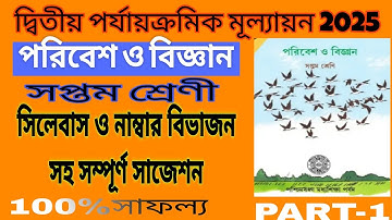 Class 7 science 2nd unit test ques. paper 2025 || ৭ শ্রেণীর দ্বিতীয় পর্যায়ক্রমিক মূল্যায়ন বিজ্ঞান