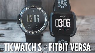 fitbit versa 2 vs ticwatch e2